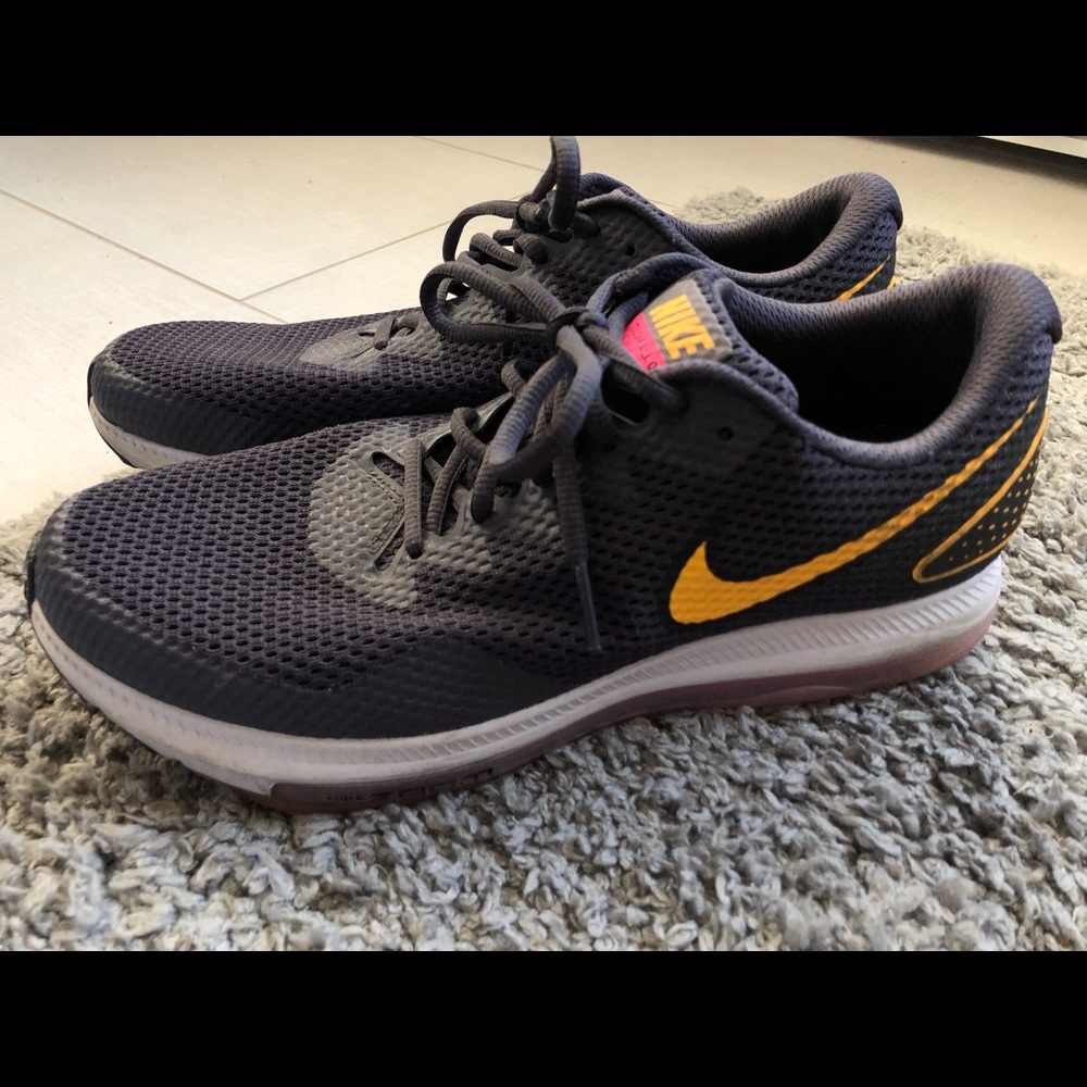 Nike Zoom All Out Shoes Purple, Gold, & Pink